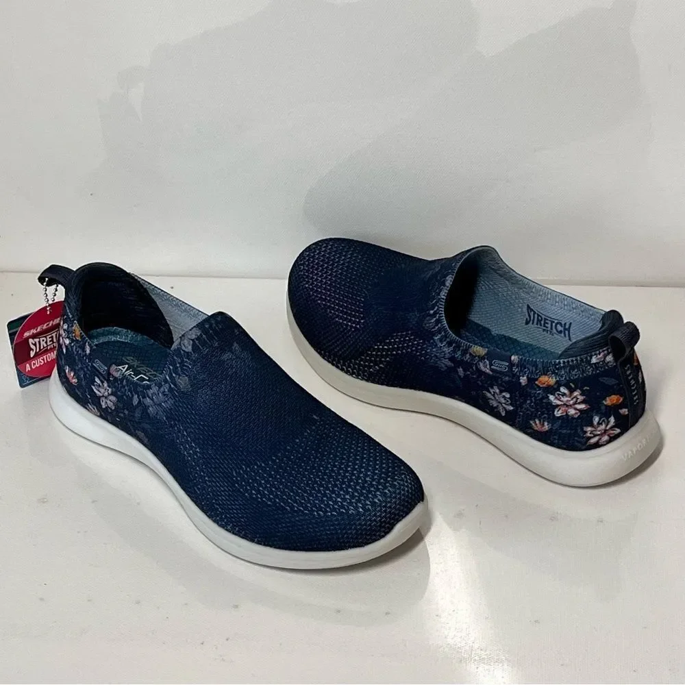 Skechers Floral Bloom Vapor Foam Lite Vegan Washable Slip-Ons
